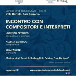 Incontro con compositori e interpreti